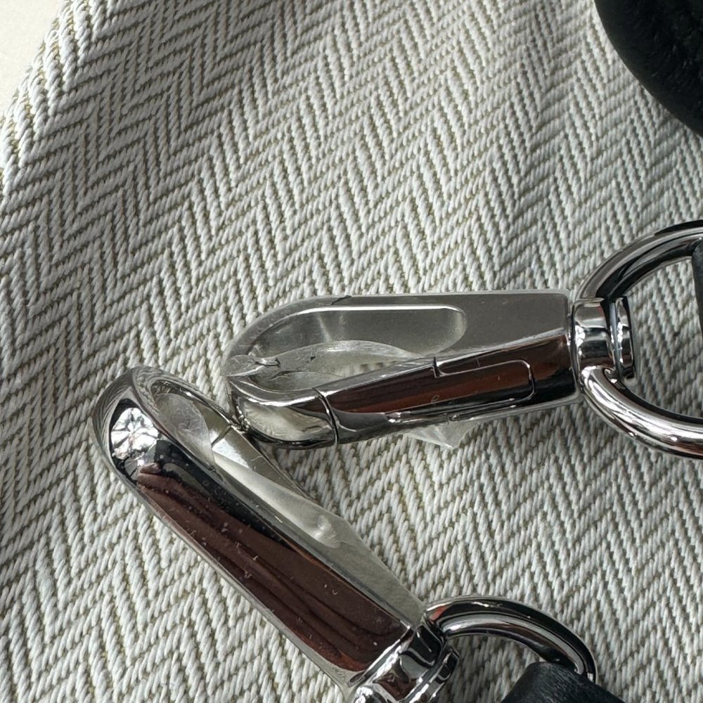 NWT Authentic Hermes Mini Black Leather Evelyn Crossbody Bag - Picture 4 of 12